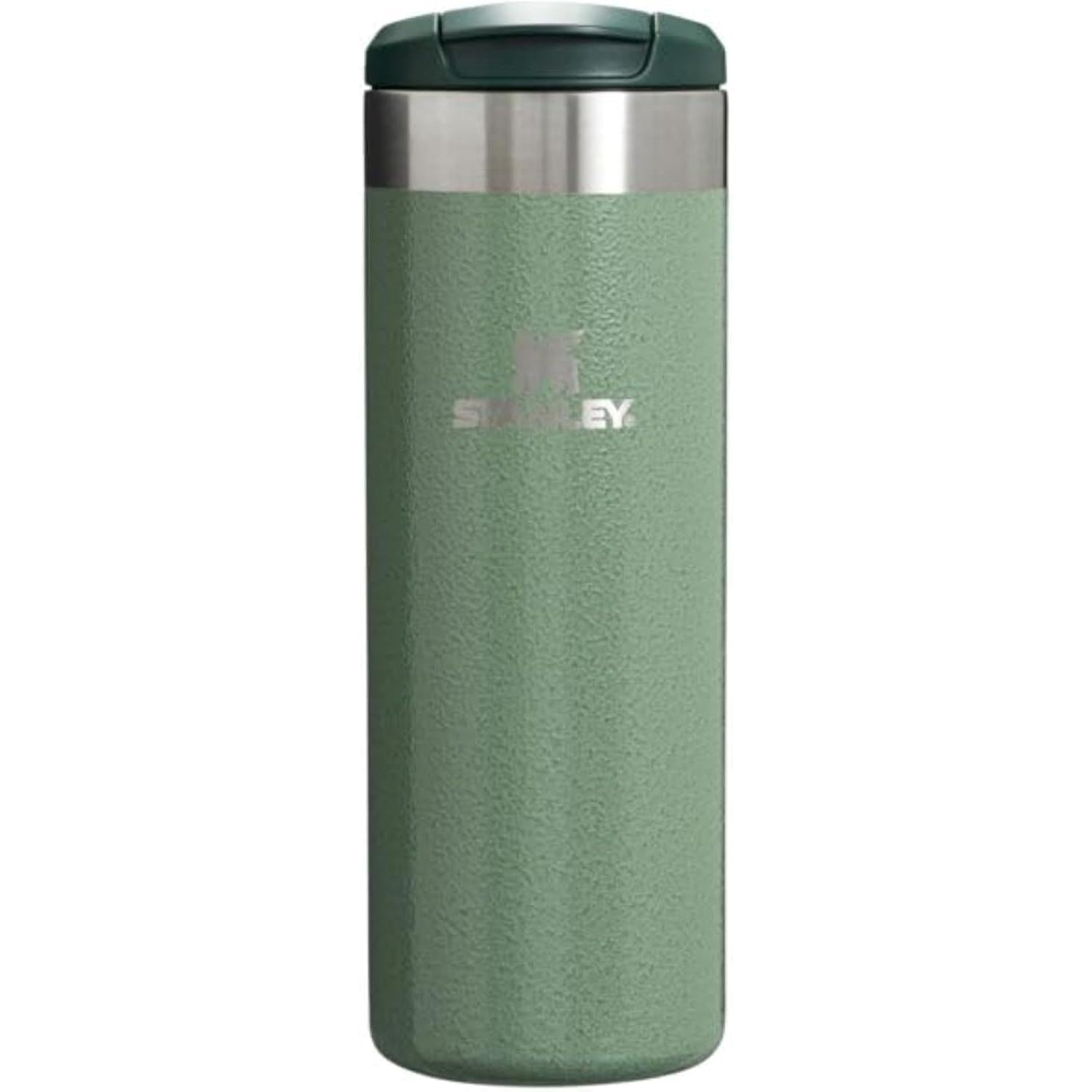 Aerolight Transit Bottle 16 Oz | Locking Drink through Lid | Leak Resistant Water Bottle or Coffee Travel Mug | Lightweight Insulated Stainless Steel | Bpa-Free | Black